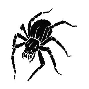 Tarantula listed in spiders decals.