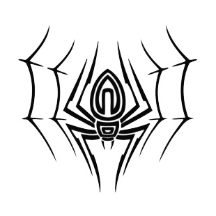 Spider tattoo listed in spiders decals.