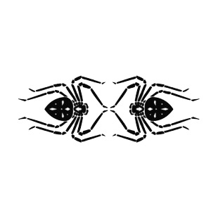 Spiders tattoo listed in spiders decals.