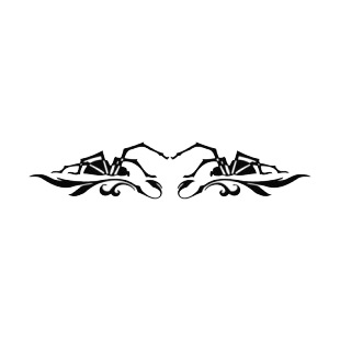 Spiders tattoo listed in spiders decals.