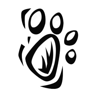Paw listed in more animals decals.