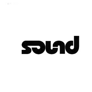 Sound music listed in music and bands decals.