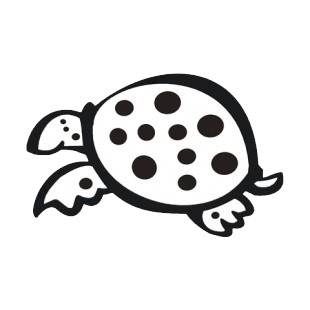 Turtle listed in more animals decals.