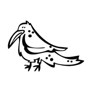Bird listed in more animals decals.
