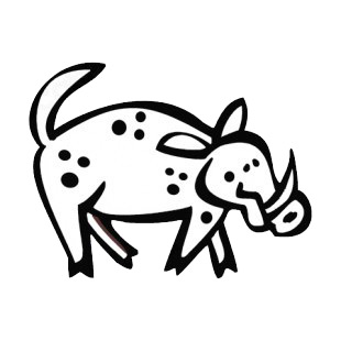 Boar listed in more animals decals.