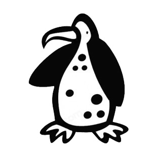 Penguin listed in more animals decals.