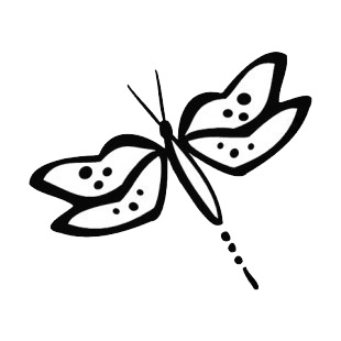 Dragonfly listed in more animals decals.