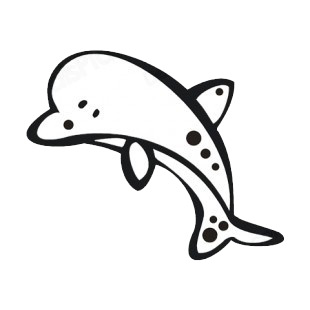 Dolphin listed in more animals decals.