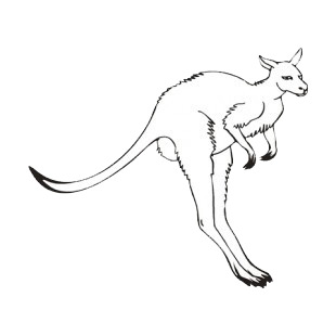 Kangaroo jumping listed in more animals decals.