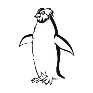 Penguin listed in more animals decals.