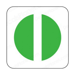 Exit sign listed in other signs decals.
