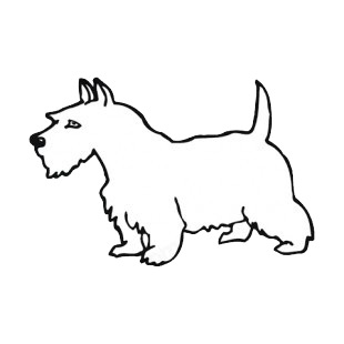 Miniature schnauzer listed in more animals decals.