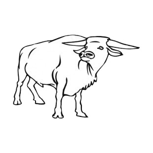 Bull listed in more animals decals.