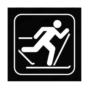 Skiing sign listed in other signs decals.