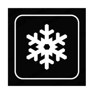Snow sign listed in other signs decals.