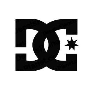 DC shoes skateboard skater sk8 sk8er listed in skate and surf decals.