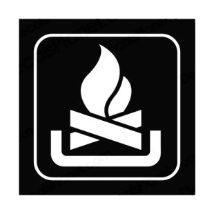Fire camp sign listed in other signs decals.