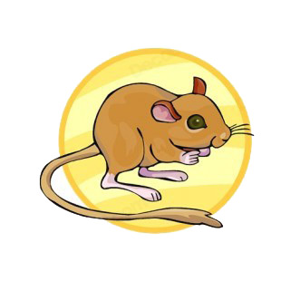 Brown jerboa listed in rodents decals.