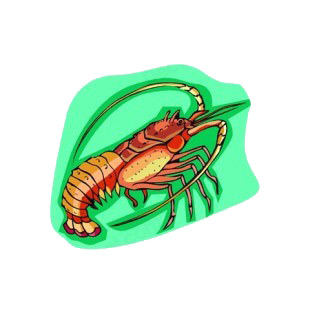 Lobster listed in fish decals.