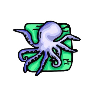 Blue octopuss listed in fish decals.