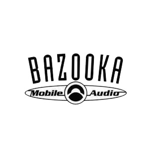 Bazooka mobile audio listed in car audio decals.