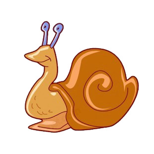 Brown snail listed in fish decals.