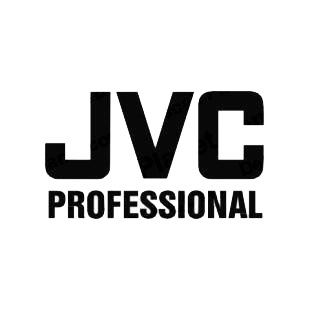 JVC Professional listed in car audio decals.