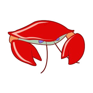 Crab listed in fish decals.