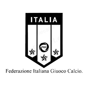 Italia Federazione soccer football team listed in soccer teams decals.