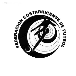 Federation costarricense de futbol team listed in soccer teams decals.