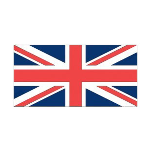 United Kingdom flag listed in flags decals.