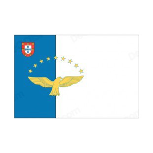 Azores flag listed in flags decals.