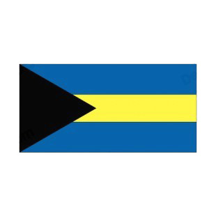 Bahamas flag listed in flags decals.