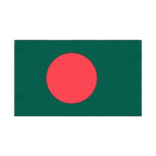 Bangladesh flag listed in flags decals.