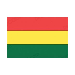 Bolivia flag listed in flags decals.