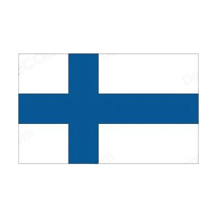 Finland flag listed in flags decals.