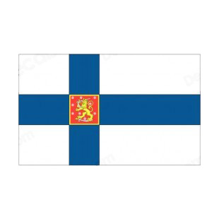 Finland flag listed in flags decals.