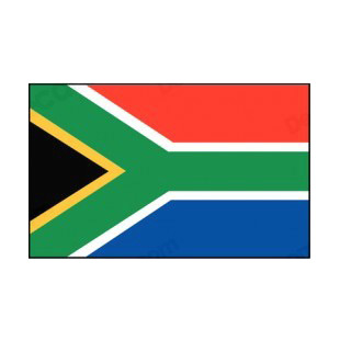Afrique du Sud flag listed in flags decals.