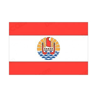 French Polynesia flag listed in flags decals.