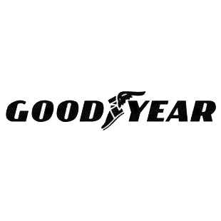 Good year logo listed in famous logos decals.