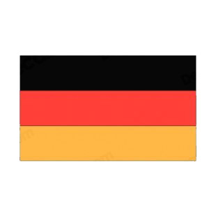 Germany flag listed in flags decals.