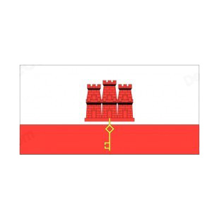 Gibraltar flag listed in flags decals.