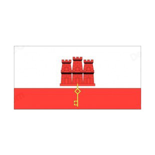 Gibraltar flag listed in flags decals.