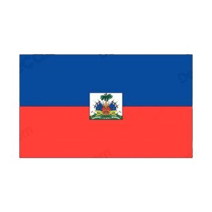 Haiti listed in flags decals.