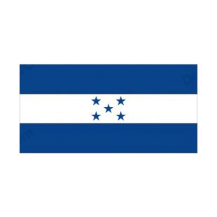 Honduras listed in flags decals.