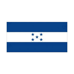 Honduras listed in flags decals.