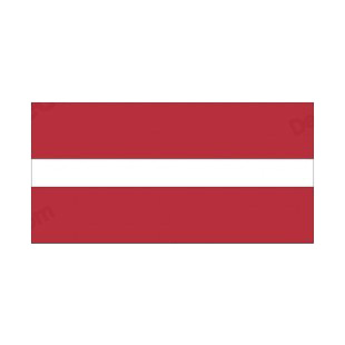 Latvia flag listed in flags decals.