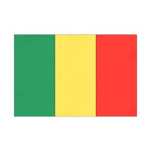 Mali flag listed in flags decals.