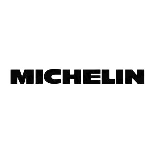 Michelin logo listed in famous logos decals.