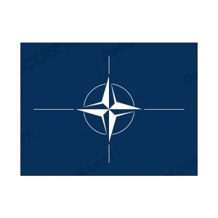 Nato flag listed in flags decals.